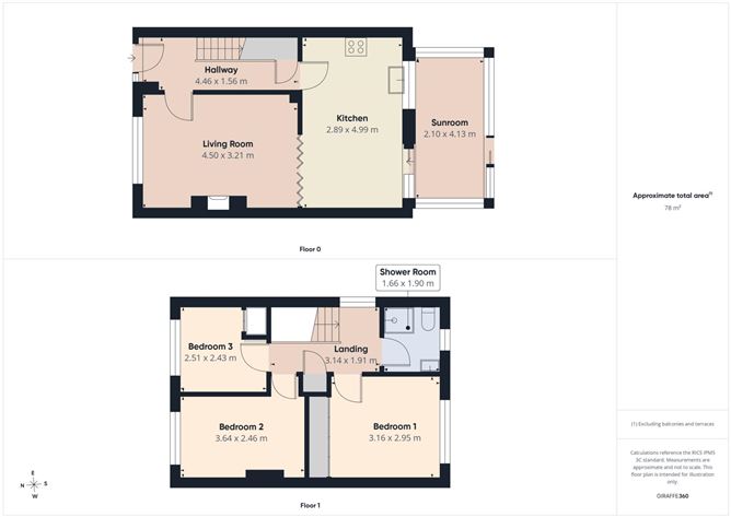 Floor plan — 18 Tuscany Park, Baldoyle, Dublin 13