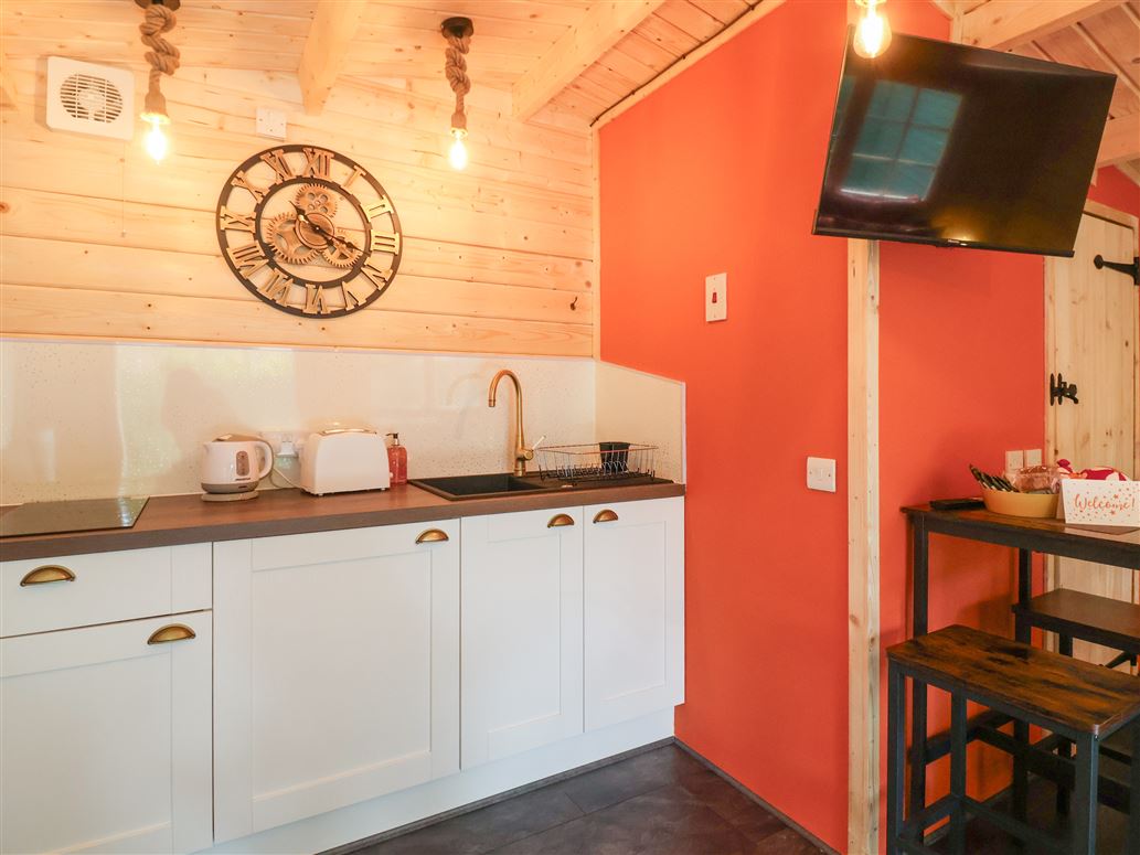 Log Cabin ,Glastonbury, Somerset, United Kingdom