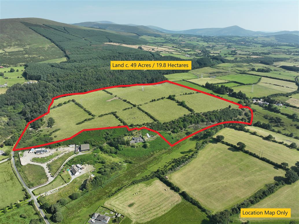 Land c. 49 Acres - 19.82 HA., Mullycagh Upper, Donard, Wicklow