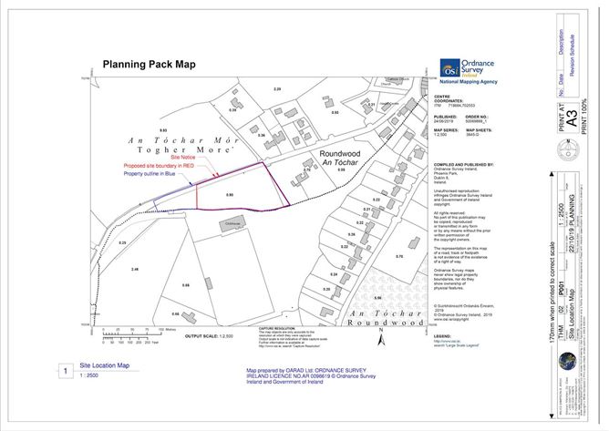 Site with FPP at Toghermore, Roundwood, Wicklow