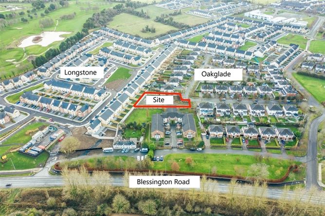 Main image for c. 0.144 hectares/ 0.356 acres with F.P.P for 3 Houses  Oakglade, Blessington Road,  Naas, Co. Kildare
