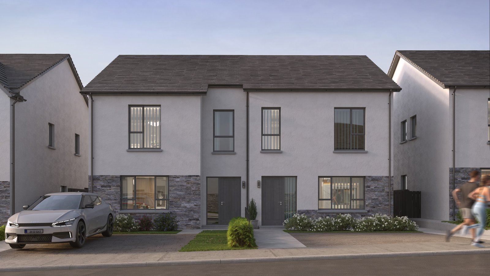 3 Bed + Office Semi Detached Type D, Bun An Chnoic, Moycullen, Co. Galway