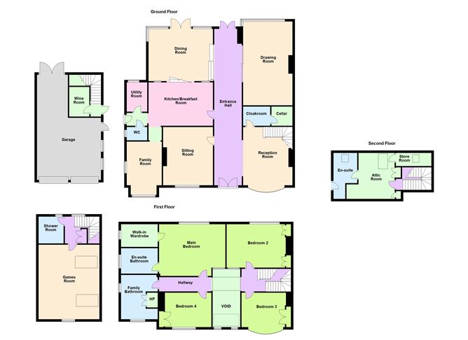 Floor plan — Merrion Lodge, 148 Merrion Road, Ballsbridge, Dublin 4