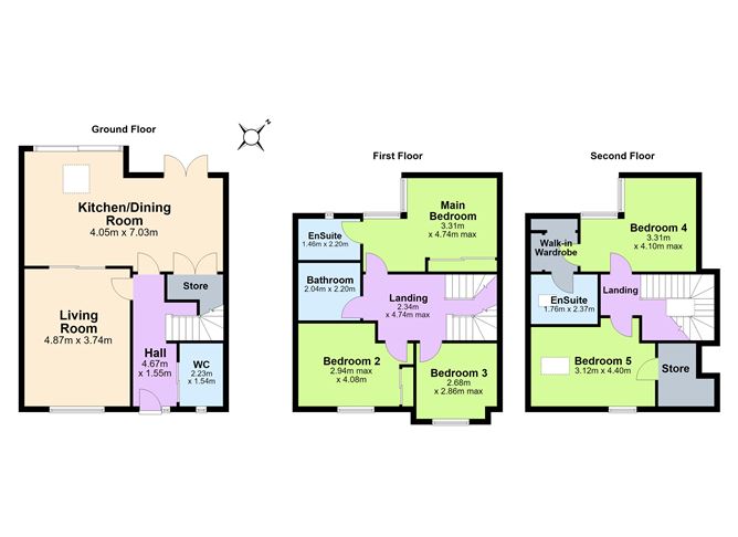 Floor plan — 2 Prospect Hill, Barclay Court, Blackrock, Co. Dublin