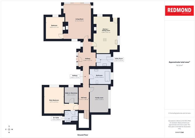 Floor plan — Chestnut House, Rolestown, Swords, County Dublin