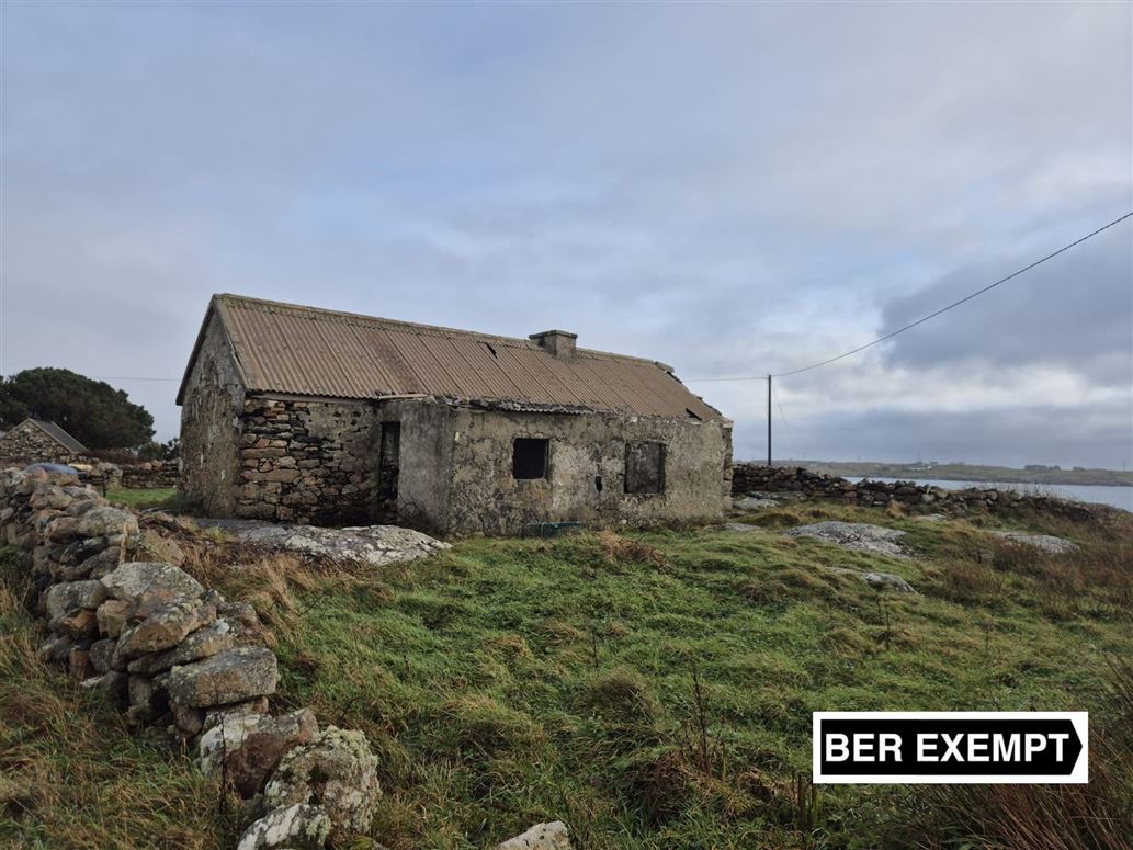 Derelict Cottage At Inishturk South, Clifden, Galway