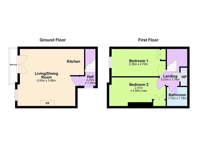 Floor plan — 96 New Row Square, Dublin 8