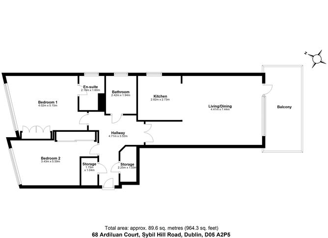 Apartment 68, Ardiluan Court, Sybil Hill Road, Dublin 5