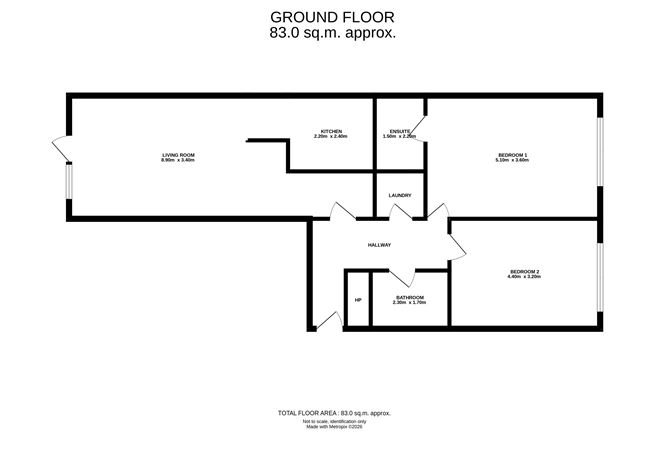 Floor plan — 32 Cowper Hall, Mount Saint Anne's, Milltown, Dublin 6