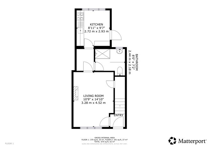 Floor plan — 53 Kells Road, Crumlin, Dublin 12