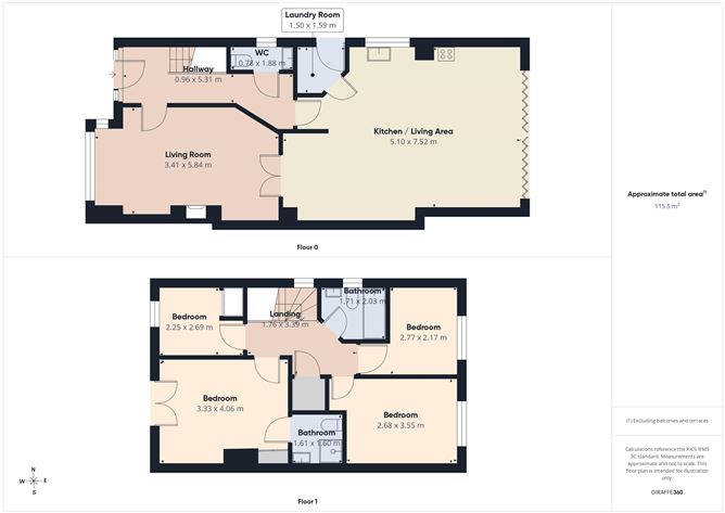 Floor plan — 38 Binn Bhan, Western Distributer Road, Galway