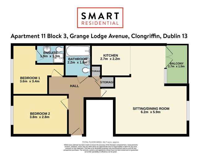 Apartment 11, Block 3 Grange Lodge Avenue, Clongriffin, Dublin 13
