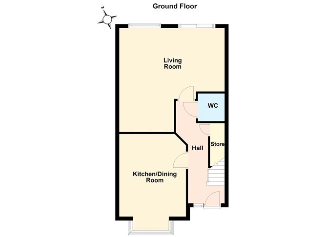 Floor plan — 22 Forest Hills, Forest Road, Swords, Co. Dublin
