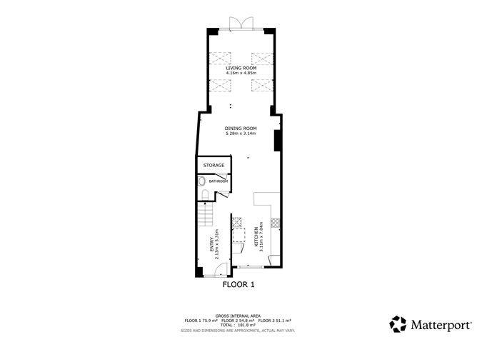 Floor plan — 17 Millrace Garden, Saggart, Co. Dublin
