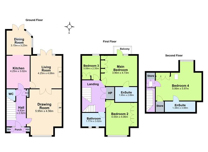 Floor plan — 6 Ailesbury Wood, Ailesbury Road, Ballsbridge, Dublin 4