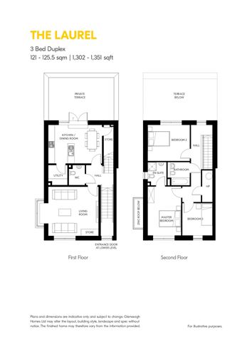 Floor plan — The Laurel, Bennetstown, Dunboyne, Meath
