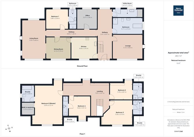 Floor plan — Derrycastle, Ballina, Co. Tipperary
