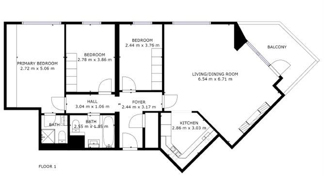 Apt, 32 West Courtyard, Tullyvale, Cabinteely, Dublin 18