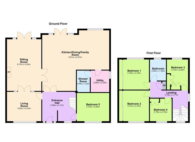 Floor plan — 37 Woodbine Road, Booterstown, Co. Dublin