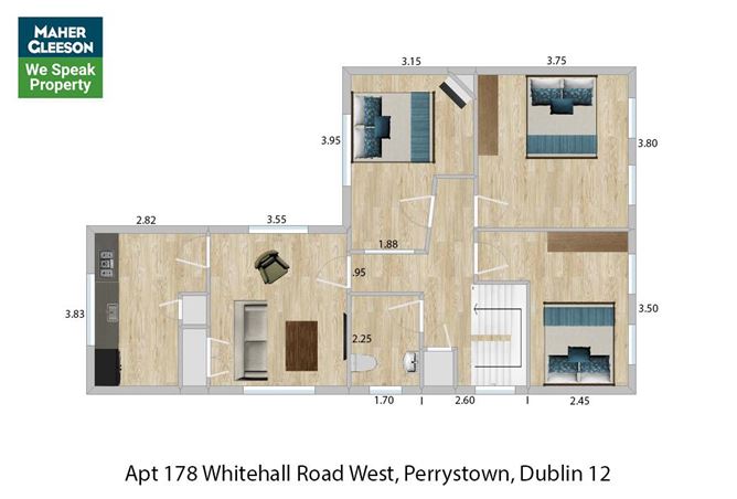 178 Whitehall Road West (Upper Floor), Perrystown, Dublin 12