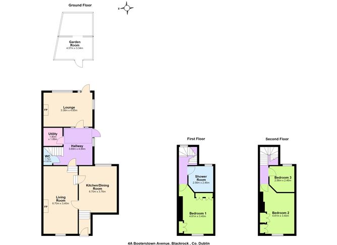 Floor plan — 4A Booterstown Avenue, Blackrock, County Dublin