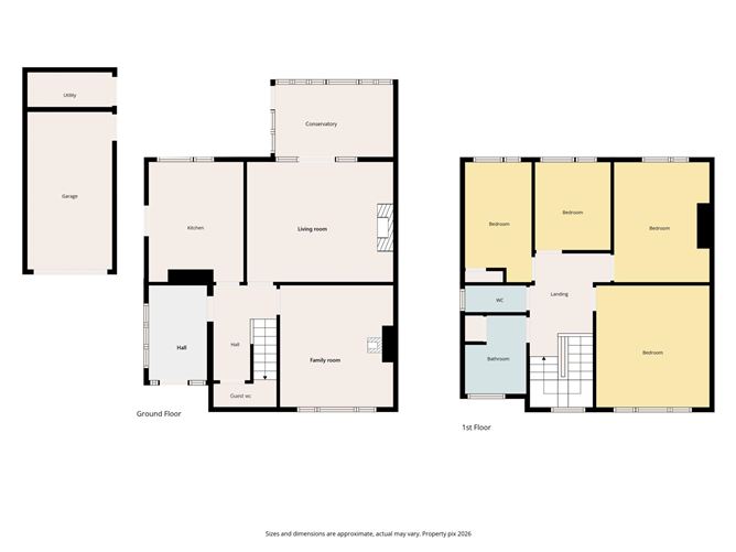 Floor plan — 44 Clonmore Road, Mount Merrion, County Dublin