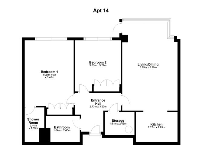Apt 14 Smithfield Market, Block C, Smithfield, Dublin 7