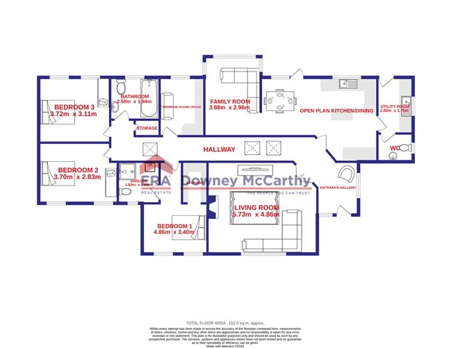 Floor plan — 2 Glendule, Glenville, Cork