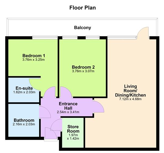 Floor plan — 17 New Seskin Court, Whitestown Way, Tallaght, Dublin 24
