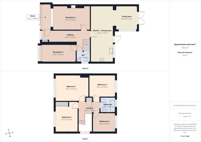 Floor plan — 168 Vernon Avenue, Clontarf, Dublin 3