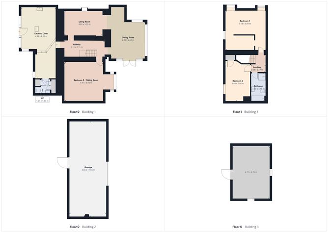 Floor plan — Ballyoliver House, Ballyoliver, Rathvilly, Co. Carlow