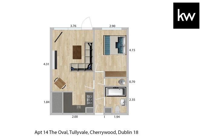 Apartment 14, The Oval, Tullyvale, Cherrywood, Dublin 18
