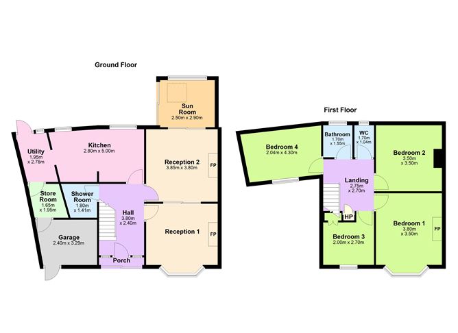 Floor plan — 17 Oaklands Drive, Sandymount, Dublin 4