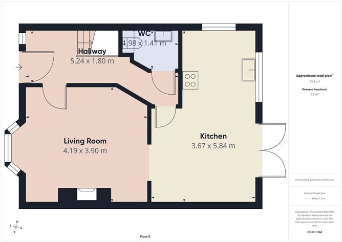 Floor plan — 22 Parklands, Athenry, Co. Galway