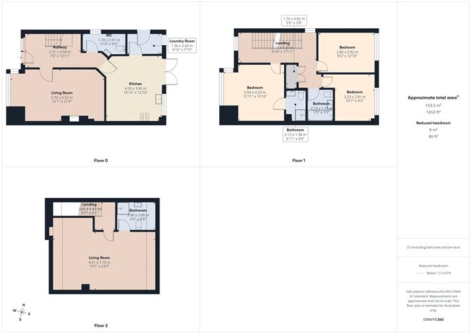 Floor plan — 20 Heather Park, Páirc Na Gloine, Kenmare, Co. Kerry