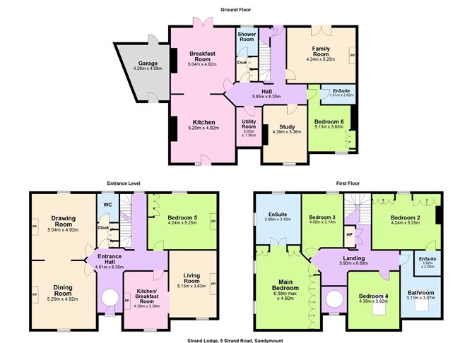 Floor plan — Strand Lodge, 5 Strand Road, Sandymount, Dublin 4