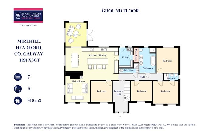 Floor plan — Mirehill, Caherlistrane, Galway