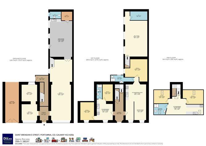 St Brendans Street, Portumna, Galway