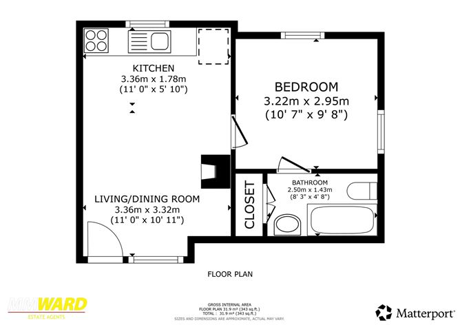 Floor plan — Quintagh, Valleymount, Blessington, County Wicklow