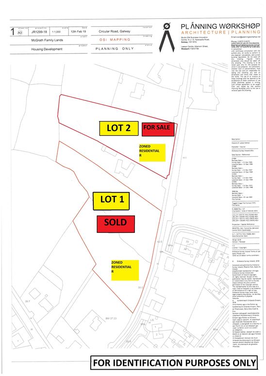 Prime Residential Zoned Roadside Lands at Circular Road, Galway City