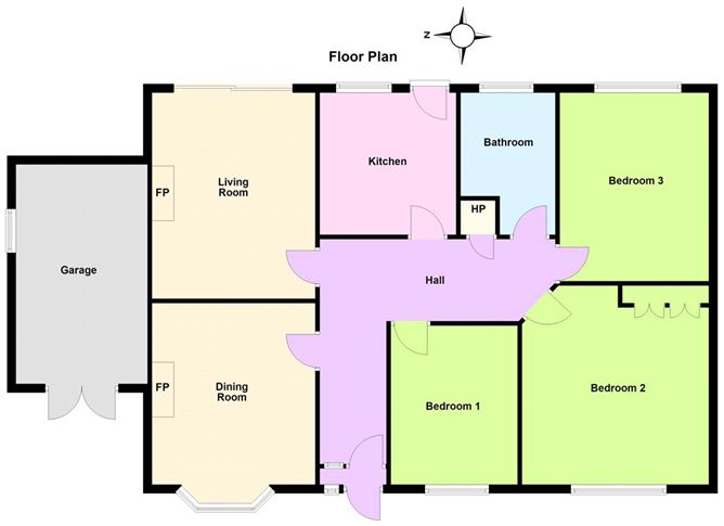 Floor plan — 19 Seafield Crescent, Blackrock, Co. Dublin