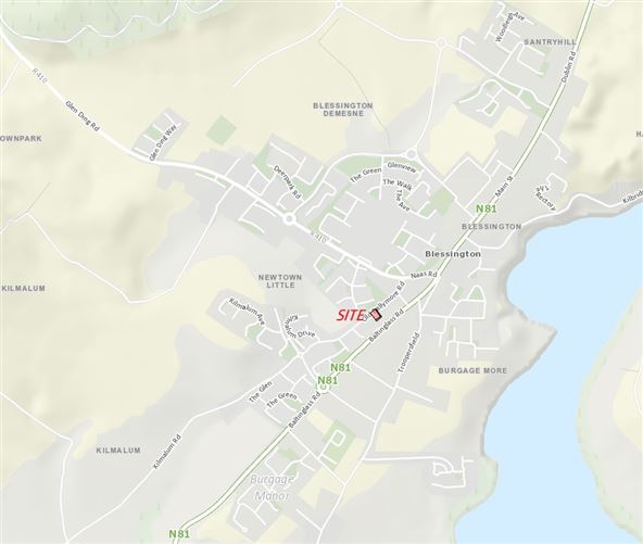 Site C. 0.3 Acres, Old Ballymore Road, Kilmalum Road, Blessington, Wicklow