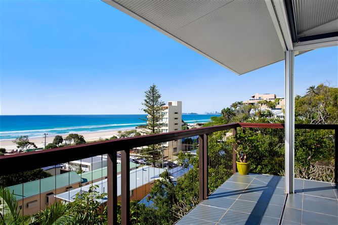 BEACH PANORAMA,Currumbin, Queensland, Australia