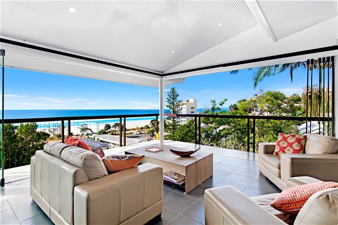 BEACH PANORAMA,Currumbin, Queensland, Australia