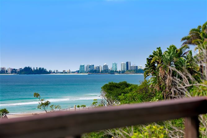 BEACH PANORAMA,Currumbin, Queensland, Australia
