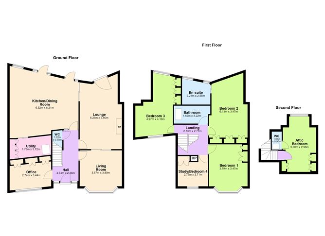 Floor plan — 13 Oaklands Drive, Ballsbridge, Dublin 4