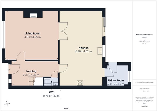 Floor plan — 25 Cartur Mor, Clybaun Road, Galway