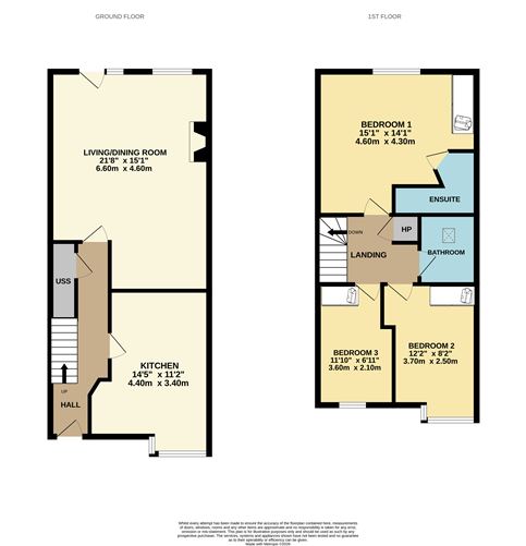 Floor plan — 10 Glengarriff Crescent, Phibsborough, Dublin 7