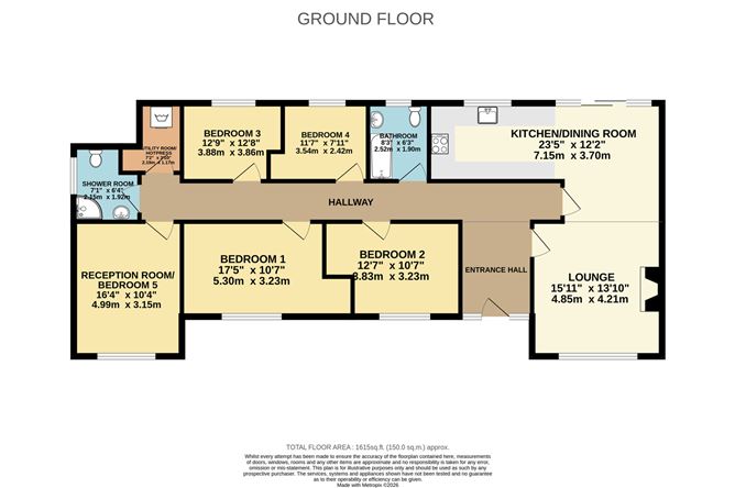 Floor plan — Durhamstown, Bohermeen, Navan, Co. Meath