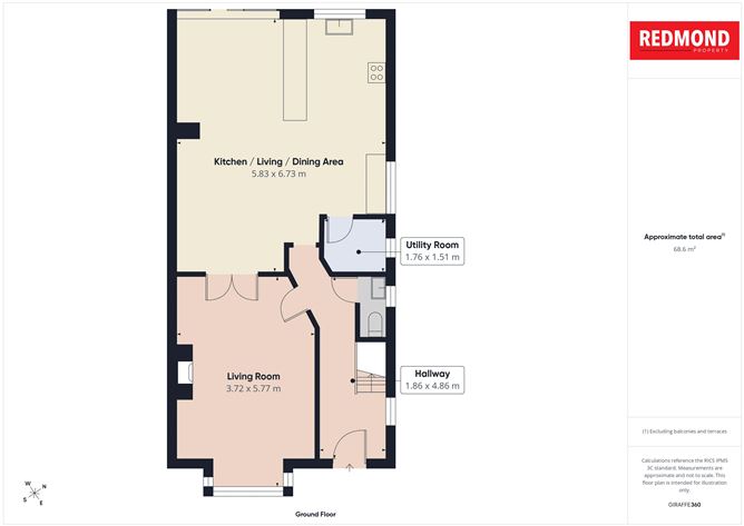 Floor plan — 15 Milford, Malahide, County Dublin